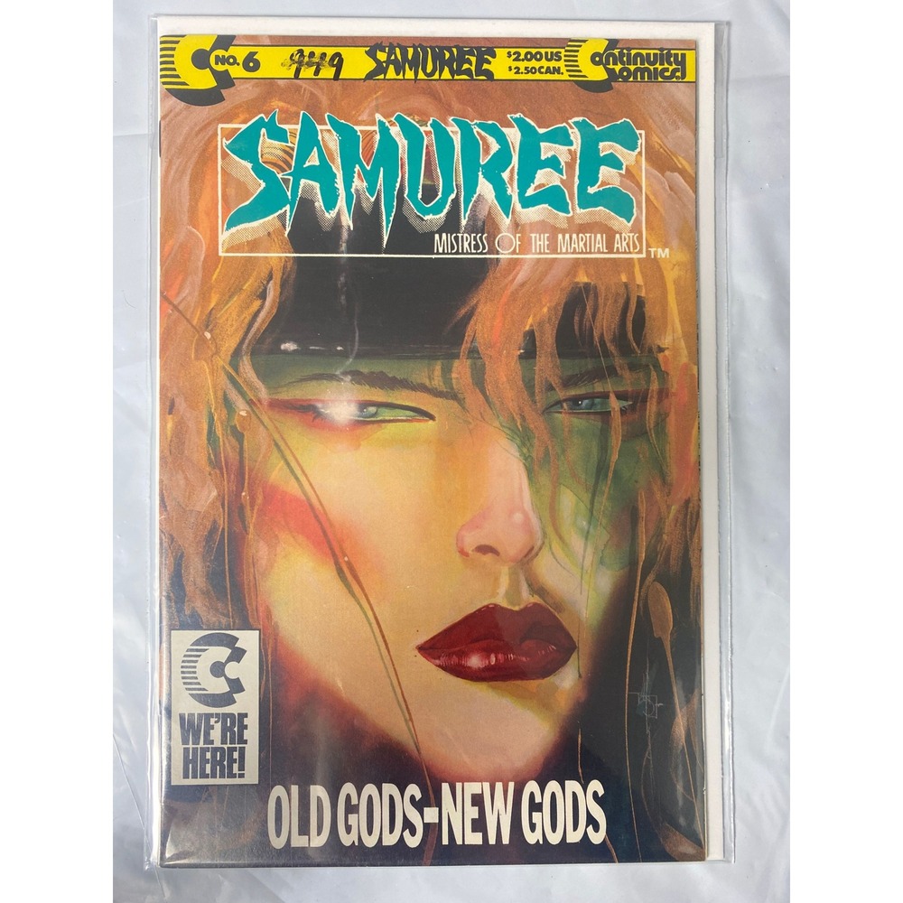 Samuree Mistress of the Martial Arts No 6 Old Gods-New Gods Continuity Comics